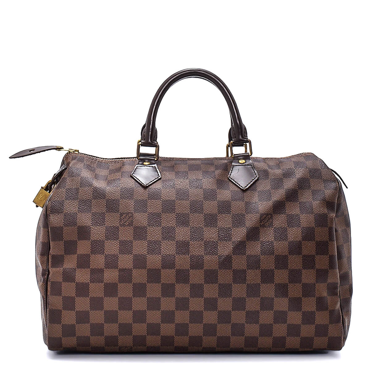 Louis Vuitton - Damier Ebene Canvas Speedy 35 Bag